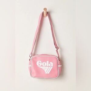 NWT Gola Mini Redford Crossbody Bag ~Fluro Pink/White~